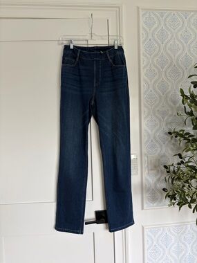 Halara Dark Blue Stretch Straight Leg Jeans